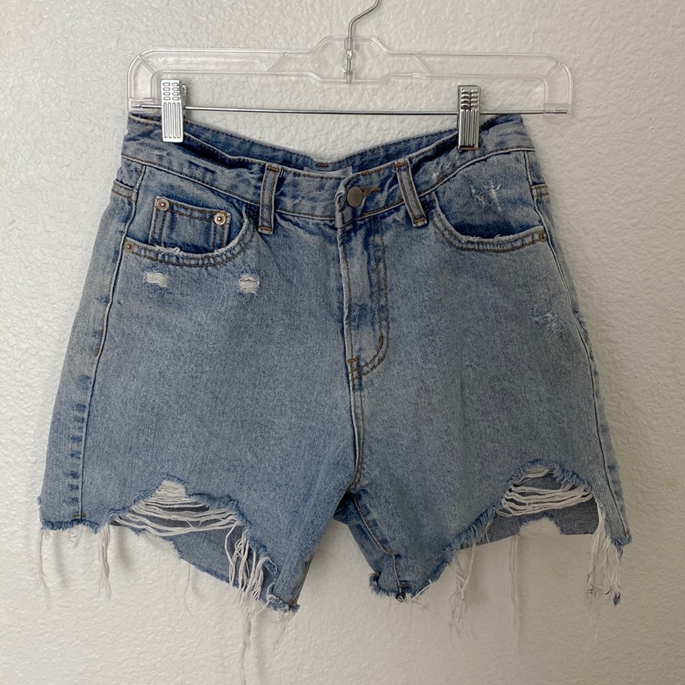 denim shorts